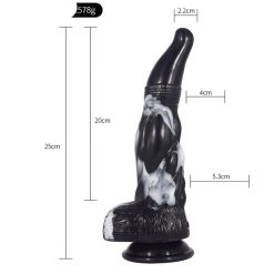 Alternative view of 9.8 Inch Alien Suction Cap Dong In Various Colours