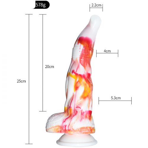 9.8 Inch Alien Suction Cap Dong In Various Colours