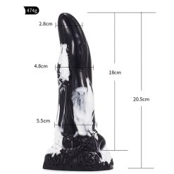 Alternative view of 8.07 Inch Alien Suction Cap Dong In Various Colours