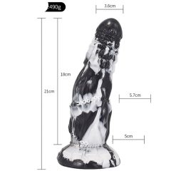 Alternative view of 8.26 Inch Alien Suction Cap Dong In Various Colours