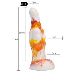 Alternative view of 8.66 Inch Alien Suction Cap Dong In Various Colours