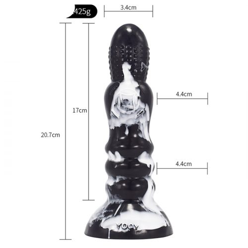8.14 Inch Alien Suction Cap Dong In Various Colours