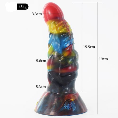 7.48 Inch Alien Suction Cap Dong In Various Colours