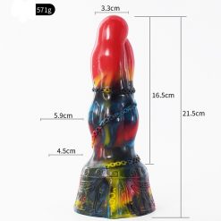 Alternative view of 8.46 Inch Alien Suction Cap Dong In Various Colours