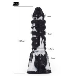8.07 Inch Alien Suction Cap Dong In Various Colours