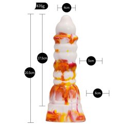 Alternative view of 8.07 Inch Alien Suction Cap Dong In Various Colours