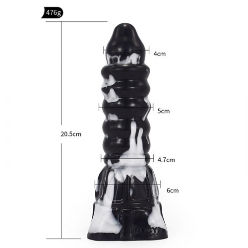 8.07 Inch Alien Suction Cap Dong In Various Colours