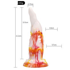 Alternative view of 8.34 Inch Alien Suction Cap Dong In Various Colours