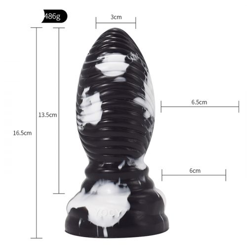 6.49 Inch Alien Suction Cap Dong In Various Colours