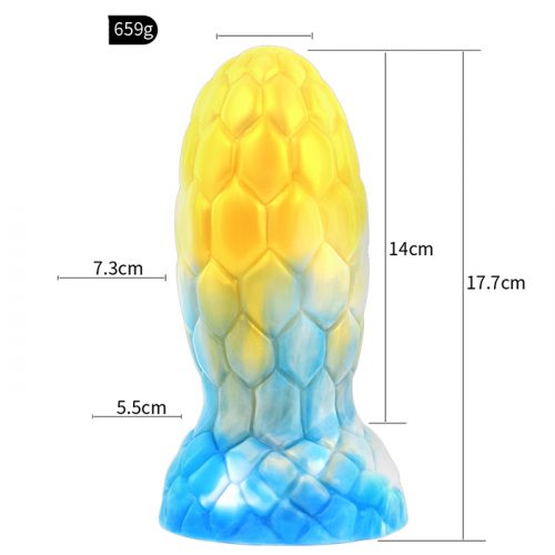 6.96 Inch Alien Suction Cap Dong In Various Colours
