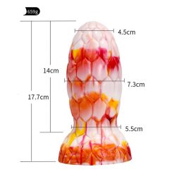 Alternative view of 6.96 Inch Alien Suction Cap Dong In Various Colours