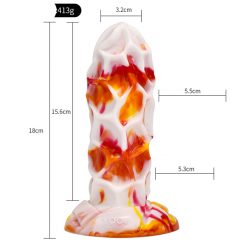 Alternative view of 7.08 Inch Alien Suction Cap Dong In Various Colours