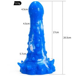 8.07 Inch Alien Suction Cap Dong In Various Colours