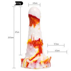 Alternative view of 8.07 Inch Alien Suction Cap Dong In Various Colours