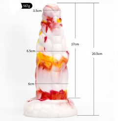 Alternative view of 8.07 Inch Alien Suction Cap Dong In Various Colours