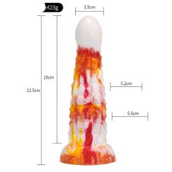 Alternative view of 8.46 Inch Alien Suction Cap Dong In Various Colours