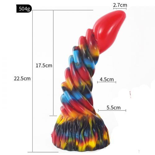 8.85 Inch Alien Suction Cap Dong In Various Colours