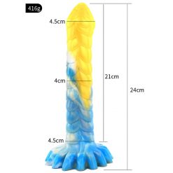 Alternative view of 9.44 Inch Alien Suction Cap Dong In Various Colours