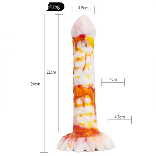 9.44 Inch Alien Suction Cap Dong In Various Colours