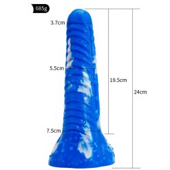 9.44 Inch Alien Suction Cap Dong In Various Colours