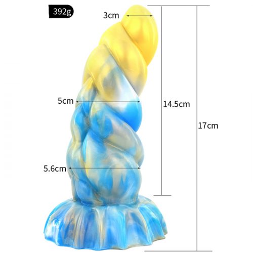 6.69 Inch Alien Suction Cap Dong In Various Colours