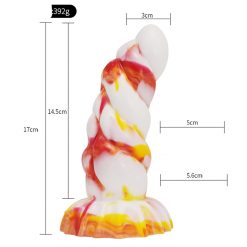 Alternative view of 6.69 Inch Alien Suction Cap Dong In Various Colours