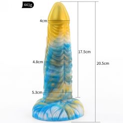 8.07 Inch Alien Suction Cap Dong In Various Colours