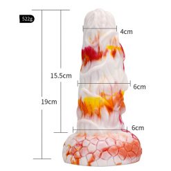 Alternative view of 7.48 Inch Alien Suction Cap Dong In Various Colours