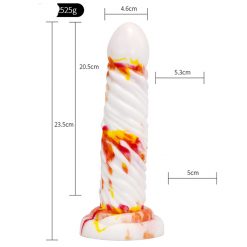 Alternative view of 9.25 Inch Alien Suction Cap Dong In Various Colours