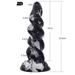 Alternative view of 8.46 Inch Alien Suction Cap Dong In Various Colours