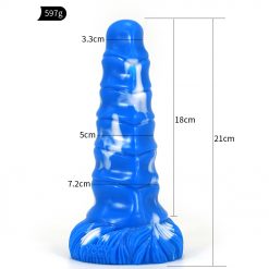 8.26 Inch Alien Suction Cap Dong In Various Colours