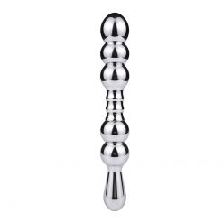 Alternative view of Stainless Steel Double Ended Anal Toy 8.26 Inches