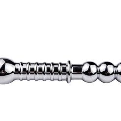 Alternative view of Stainless Steel Double Ended Anal Toy 7.5 Inches