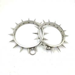 Hardcore Stainless Steel Single Spike Collar In Various Sizes - Image 5