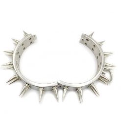 Alternative view of Hardcore Stainless Steel Single Spike Collar In Various Sizes