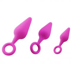 Alternative view of Smooth Silicone Butt Plugs In Various Sizes