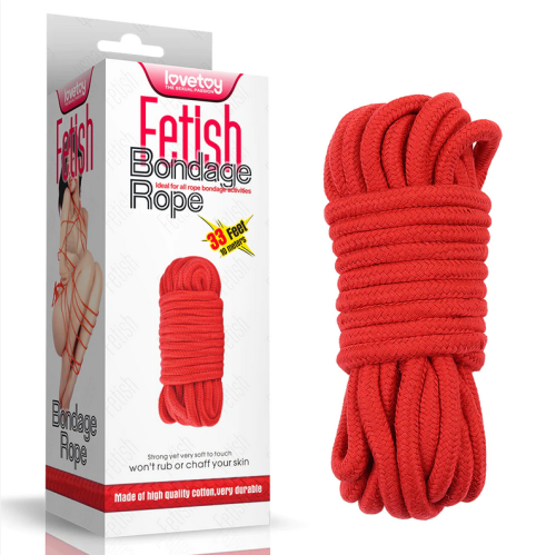 Fetish Bondage Rope 10m In Various Colours