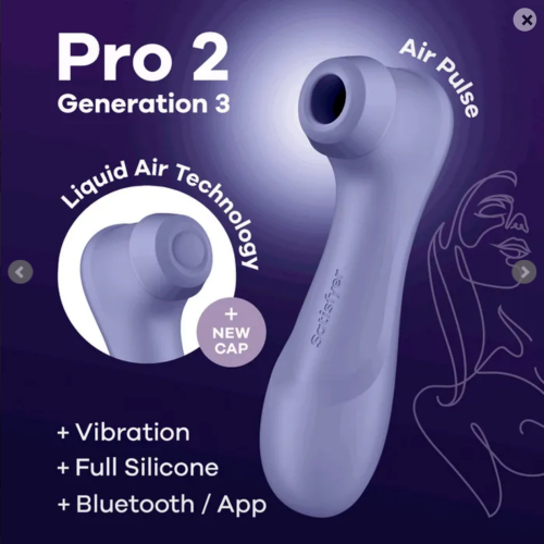 Satisfyer Pro 2 Generation 3 with App Control Lilac