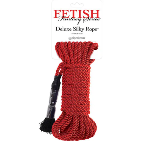 Fetish Fantasy Series Deluxe Silky Rope 9.75m In Various Colours