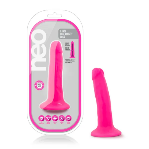 Neo - 5.5'' Dual Density Cock Pink