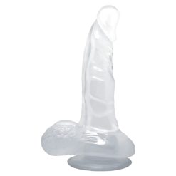 Clear Jelly Suction Cap Dildo 6.5 Inches Total Length - Image 4