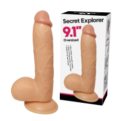 Secret Explorer Dildo 9.1 Inch Realistic Suction Cap Dong