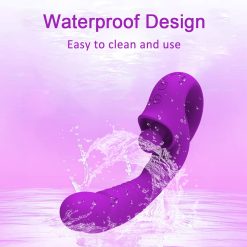 Alternative view of Multi Speed G Spot Vibrator With Tongue Flicker