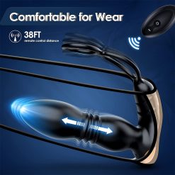 Alternative view of Cock Ring With Prostate Thruster