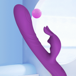 Silicone G Spot Vibrator With Rabbit Clit Tickler - Image 3