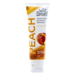 Wet Stuff Peach Flavoured Water Based Lubricant 100g