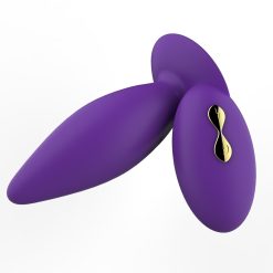Alternative view of Vibrating Silicone Butt Plug With Remote And Multi Speed Rechargeable