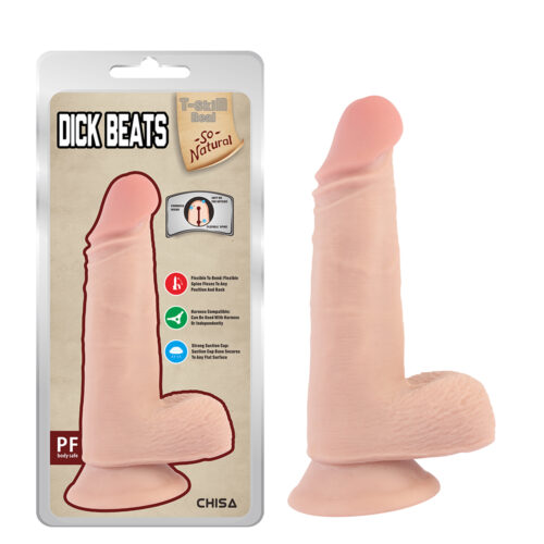 7 Inch Dick Beats Flexible Dildo In Various Colours