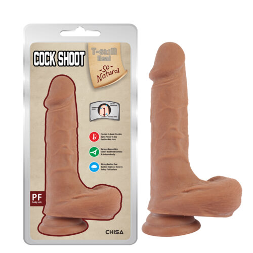 7.8 Inch Cock Shoot Flexible Dildo