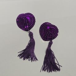 Alternative view of Purple Nipple Pasties